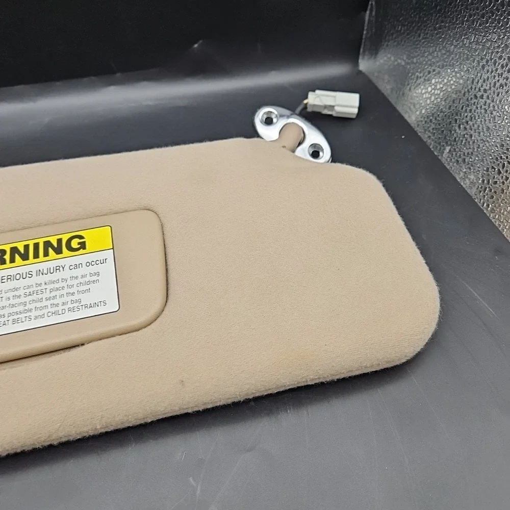 1999-2004 Acura RL Pair Sun Visors Left Right Genuine OEM Light Brown‎